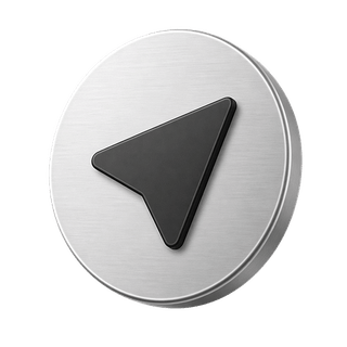 Dekoratives 3D-Pfeilsymbol für 